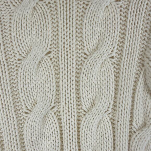 Lauren Ralph Lauren Women’s L Cable-Knit Turtleneck Sweater Preppy ,Ivy League - Picture 6 of 13